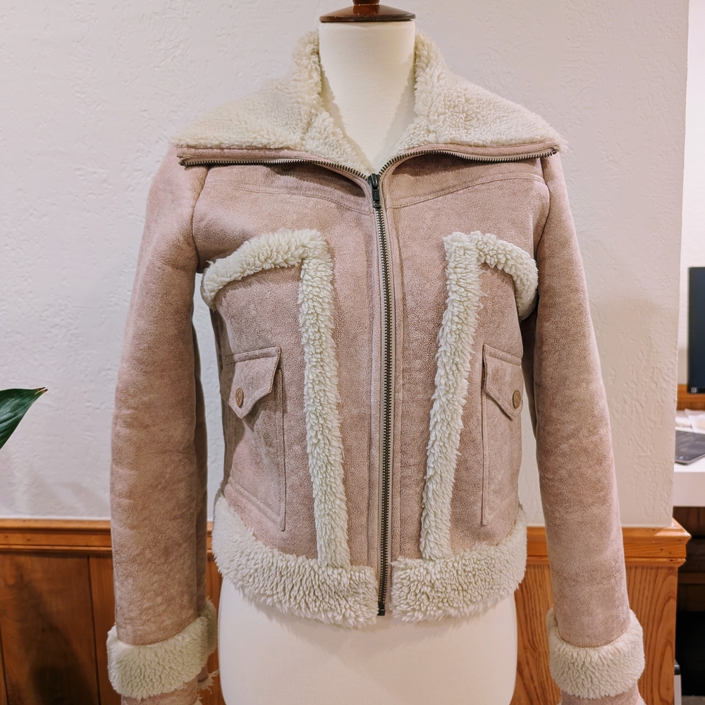 MOTHER Women's Shearling-Lined Jacket